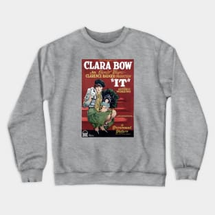 It Starring Clara Bow Movie Poster Crewneck Sweatshirt